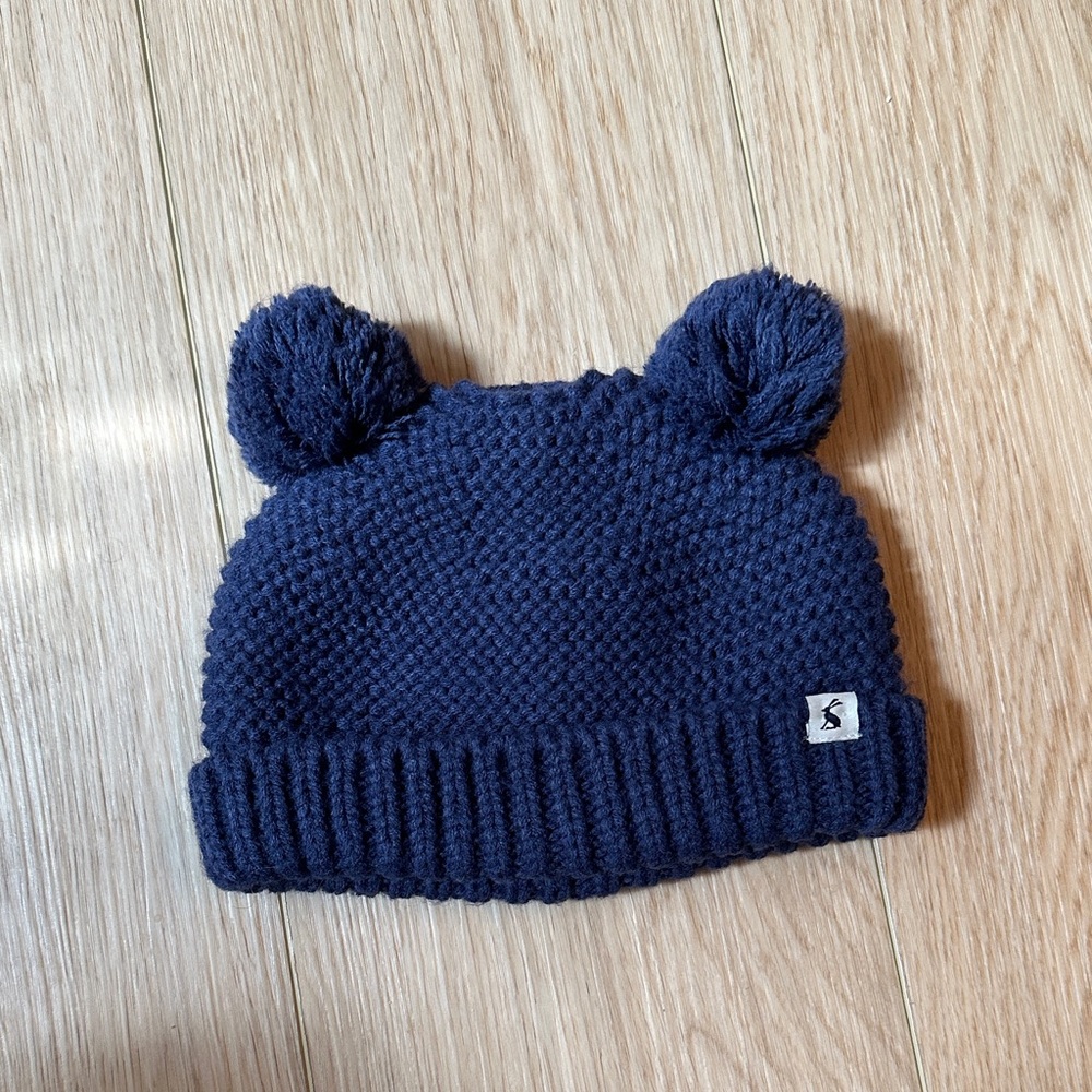 Joules Dark Blue Kids Beanie with Ears